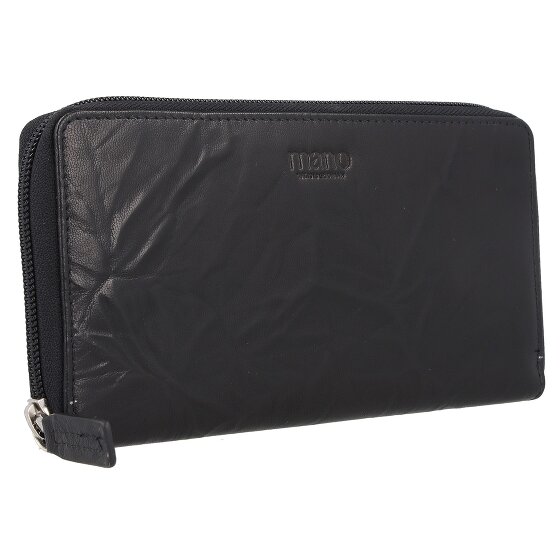 mano Donna Aurona Geldbörse RFID Leder 19 cm