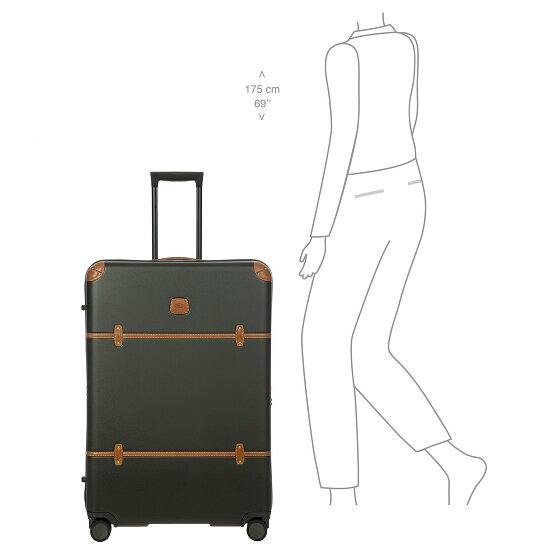 Bric's Bellagio 4 Rollen Trolley 82 cm mit Dehnfalte