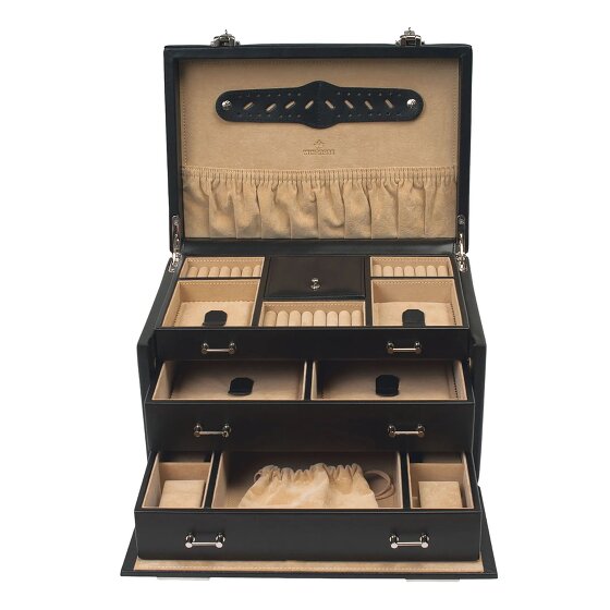 Windrose Ambiance Schmuckkasten Leder 31 cm