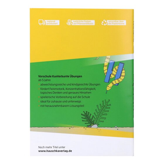 Hauschka Verlag Buch Übungen für Vorschule 15 cm