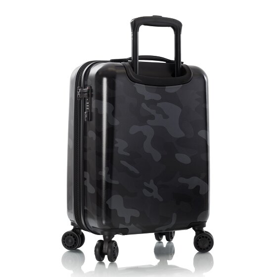 Heys Black Camo 4 Rollen Kabinentrolley S 53 cm mit Dehnfalte