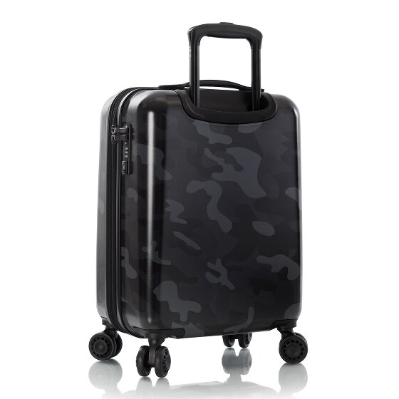 Heys Black Camo 4 Rollen Kabinentrolley S 53 cm mit Dehnfalte