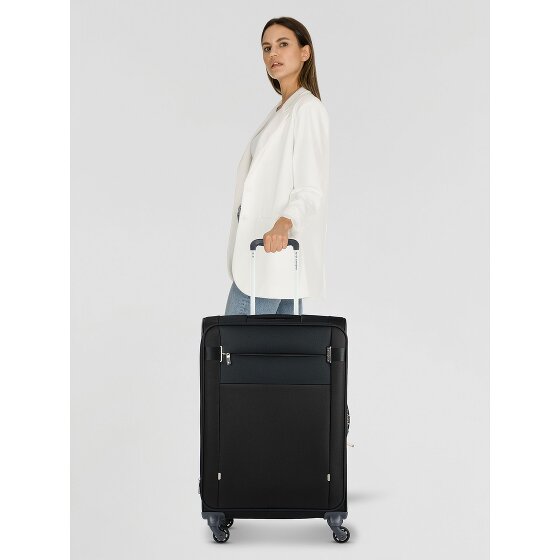 Samsonite Citybeat 4 Rollen Trolley 66 cm mit Dehnfalte