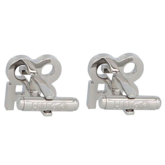 Hugo E-Stacked Manschettenknöpfe Edelstahl 1,5 cm