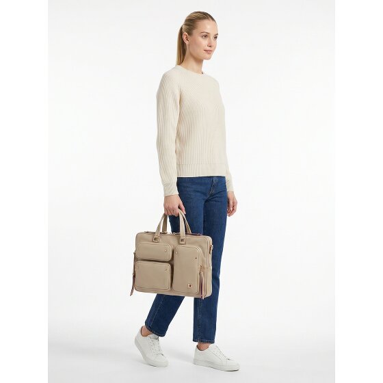 DuDu Pocket Aktentasche Leder 36 cm Laptopfach
