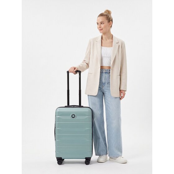 Delsey Paris Air Armour 4 Rollen Trolley 68 cm mit Dehnfalte