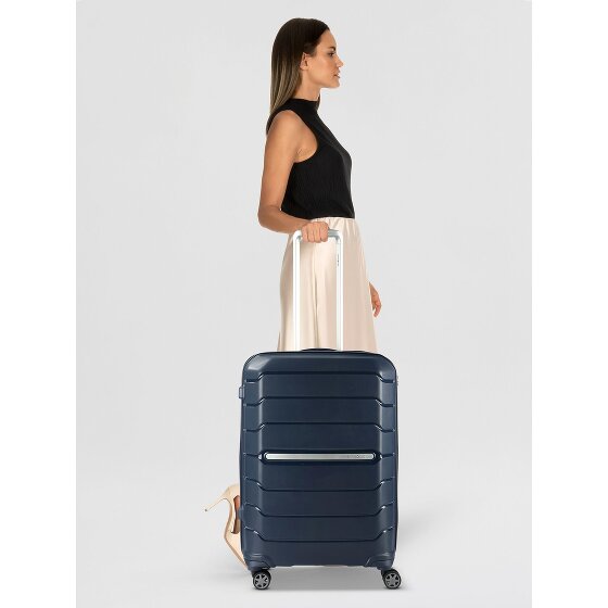 Samsonite Flux 4 Rollen Trolley 68 cm mit Dehnfalte