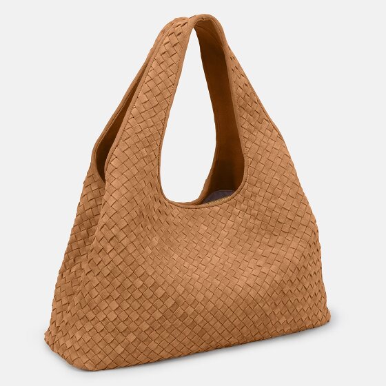 LES VISIONNAIRES PAZ Weave Schultertasche Leder 44 cm
