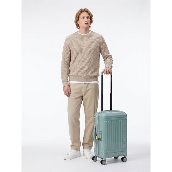 Delsey Paris Lutece 4 Rollen Kabinentrolley 55 cm mit Dehnfalte