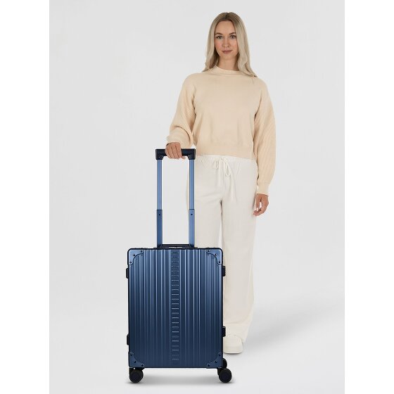 Aleon Traveler Domestic 4-Rollen Kabinentrolley Aluminium 55 cm