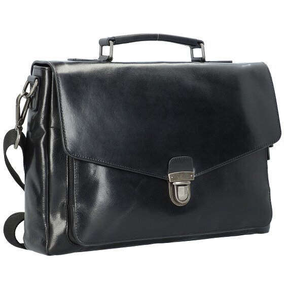 Leonhard Heyden Roma Aktentasche Leder 39 cm Laptopfach