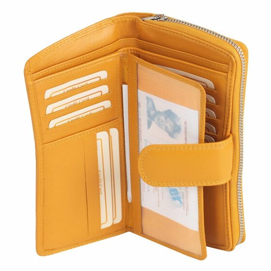 Greenburry Spongy Geldbörse Leder 9,5 cm