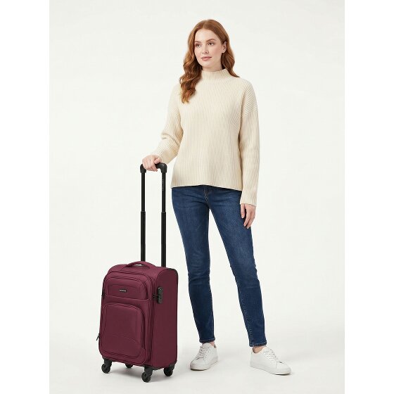 Smartbox Edition 04 4 Rollen Kabinentrolley 55 cm mit Dehnfalte