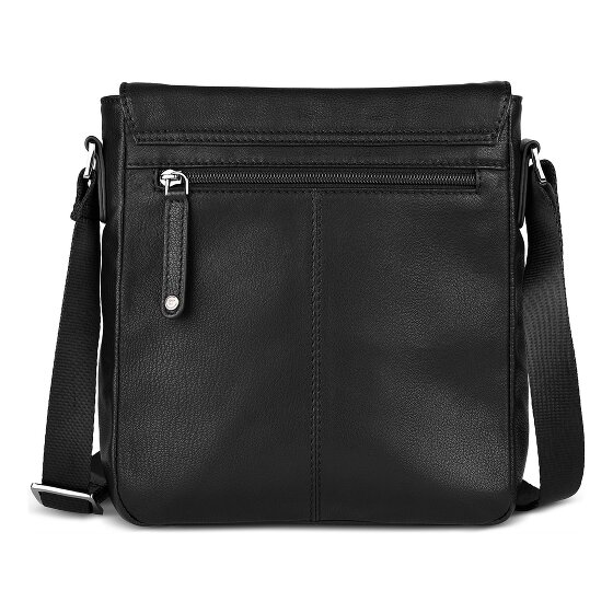 bugatti Black Magic Umhängetasche Leder 22 cm