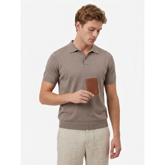 Golden Head Polo Kreditkartenetui RFID Schutz Leder 7.5 cm