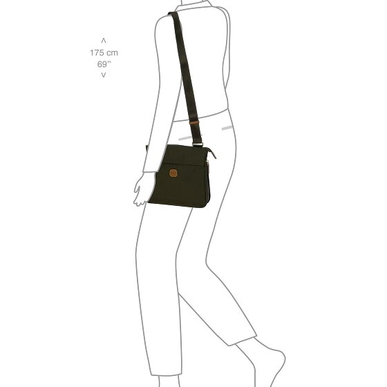 Bric's X-Collection Umhängetasche 26 cm mit Dehnfalte