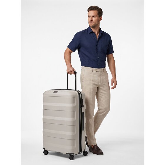 Redolz Pro PP 4 Rollen Trolley 77 cm mit Dehnfalte