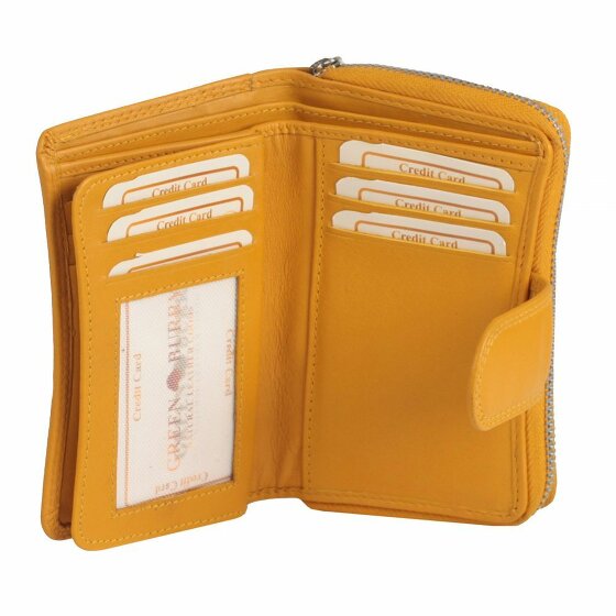 Greenburry Spongy Geldbörse Leder 8,5 cm