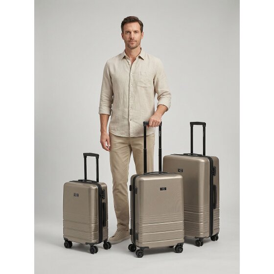 camel active Hanoi 4 Rollen Kofferset 3-teilig mit Dehnfalte