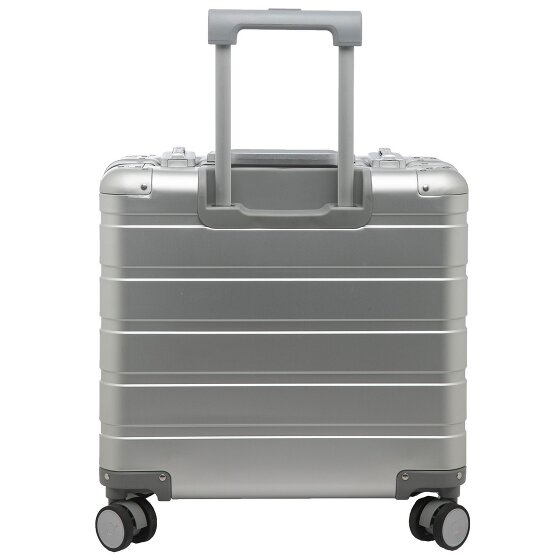 Alumaxx Gravity 4-Rollen Pilotentrolley Aluminium 44 cm Laptopfach