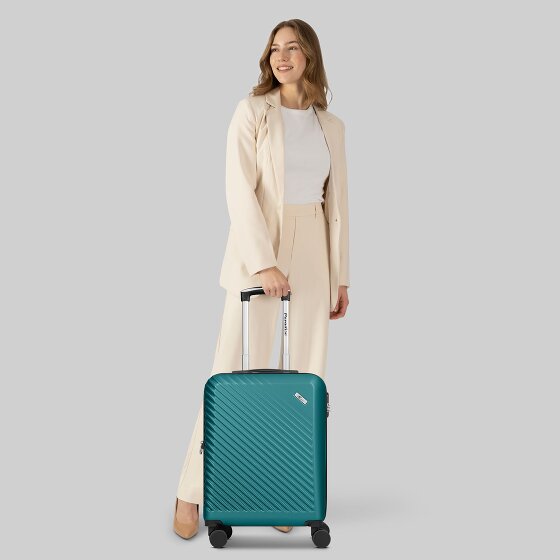 Check.In Paradise 2.0 4 Rollen Kabinentrolley S 55 cm mit Dehnfalte
