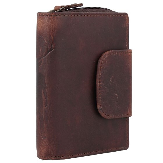 Jack Kinsky Monterey Geldbörse RFID Schutz Leder 10 cm