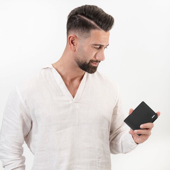 Redolz Leather Essentials QF Geldbörse RFID Leder 11,5 cm