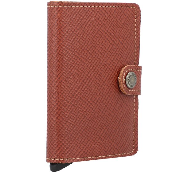 Secrid Miniwallet Saffiano Kreditkartenetui RFID Leder 6,5 cm