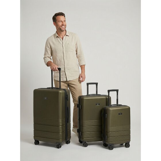 camel active Hanoi 4 Rollen Kofferset 3-teilig mit Dehnfalte
