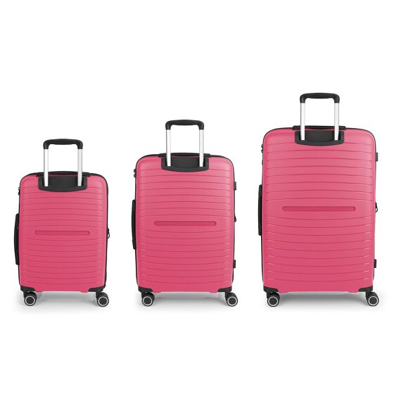 Gabol Shinyuu 4 Rollen Kofferset 3-teilig mit Dehnfalte