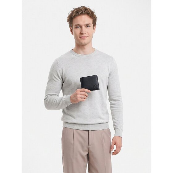 oxmox Leather Geldbörse RFID Schutz Leder 12 cm