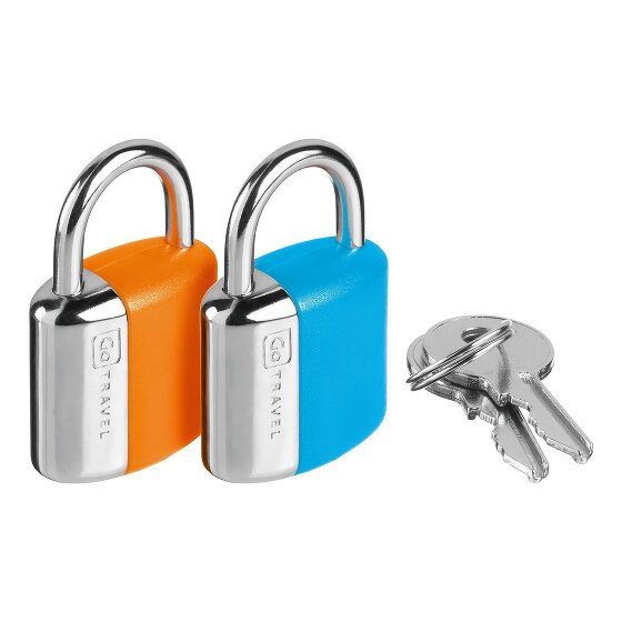 Go Travel Gepäckzubehör Vorhängeschloss Set 2 tlg.