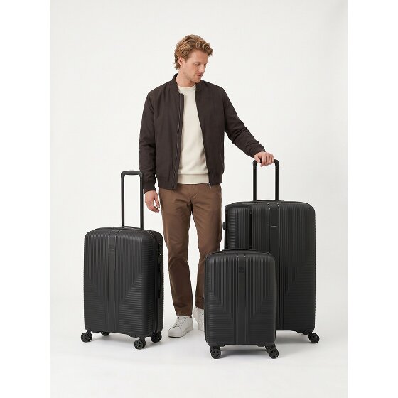 Travelite Air Stripe 4 Rollen Kofferset 3-teilig mit Dehnfalte