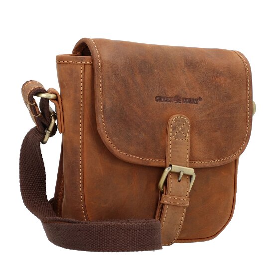 Greenburry Vintage Umhängetasche Leder 21 cm