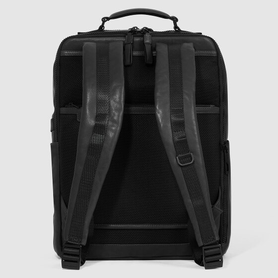 Piquadro Harper Business-Rucksack Leder 42 cm Laptopfach