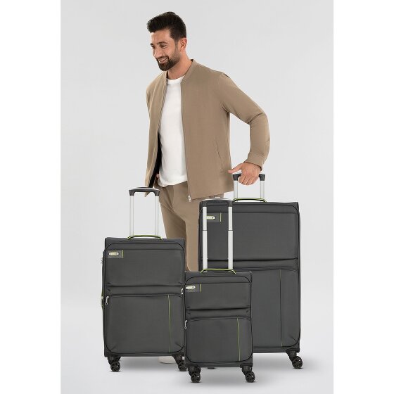 d&n Travel Line 6704 4 Rollen Kofferset 3-teilig