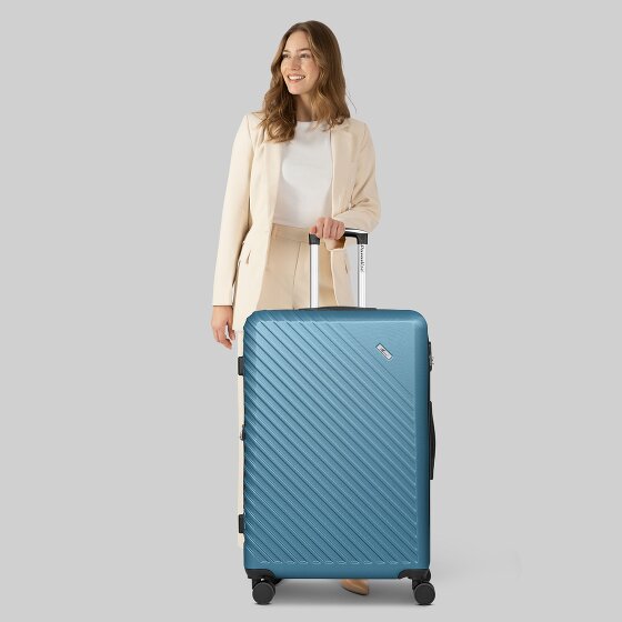 Check.In Paradise 2.0 4 Rollen Trolley L 78 cm mit Dehnfalte