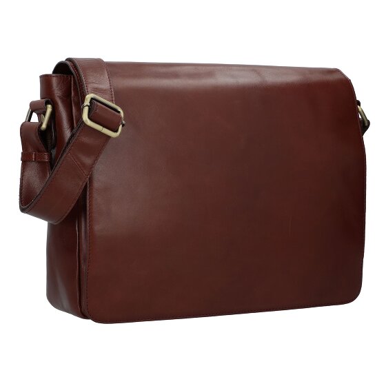 Leonhard Heyden Cambridge Messenger Leder 38 cm Laptopfach