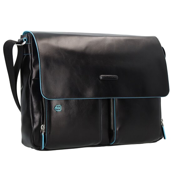 Piquadro Blue Square Messenger Leder 37 cm Laptopfach