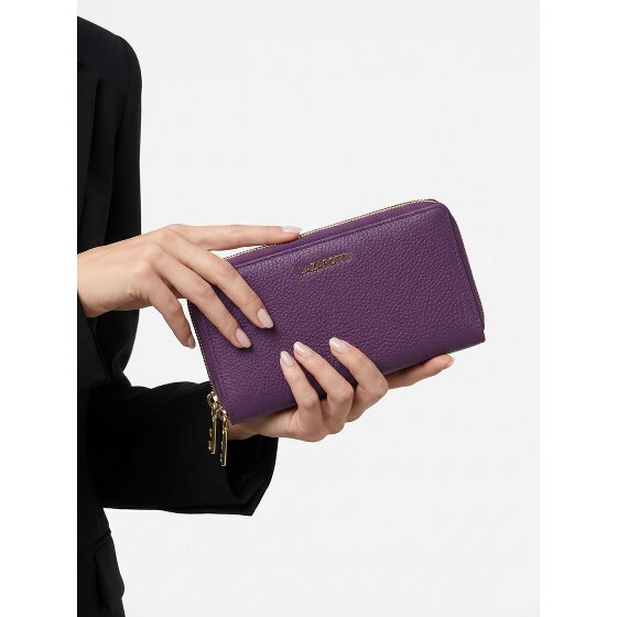 Lazarotti Bologna Leather XL Double Zip-Around Geldbörse RFID Leder 20 cm