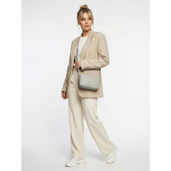 Lazarotti Bologna Leather Umhängetasche Leder Double-Zip 18 cm