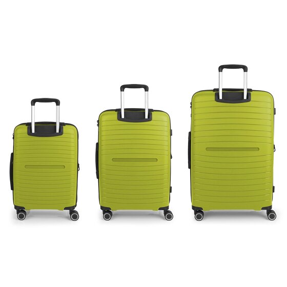 Gabol Shinyuu 4 Rollen Kofferset 3-teilig mit Dehnfalte