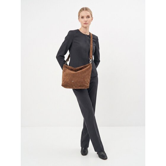 abro Ebony Schultertasche Leder 39 cm