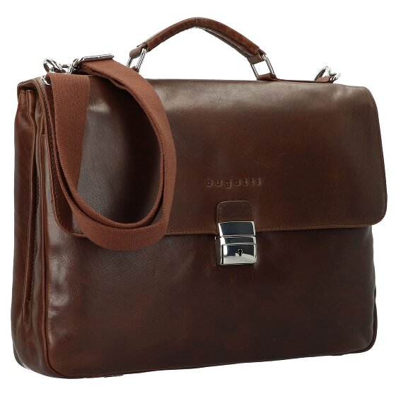 bugatti Romano Aktentasche Leder 40 cm Laptopfach