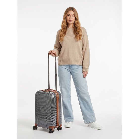 Delsey Paris Helium Ultimate 4 Rollen Kabinentrolley 55 cm mit Dehnfalte