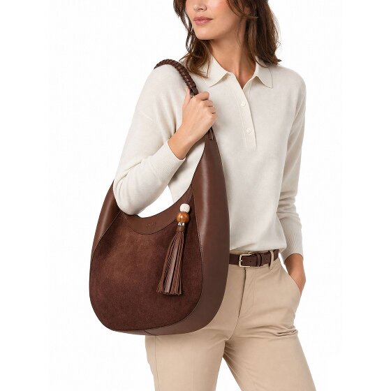 Guess Schultertasche Leder 27 cm