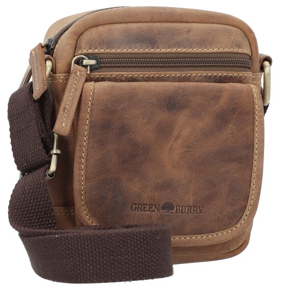 Greenburry Vintage Umhängetasche Leder 13 cm