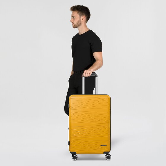 Franky Dallas 3.0 4 Rollen Trolley M 65 cm mit Dehnfalte