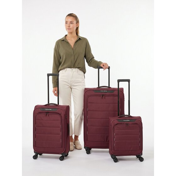Travelite Skaii 4 Rollen Kofferset 3-teilig mit Dehnfalte