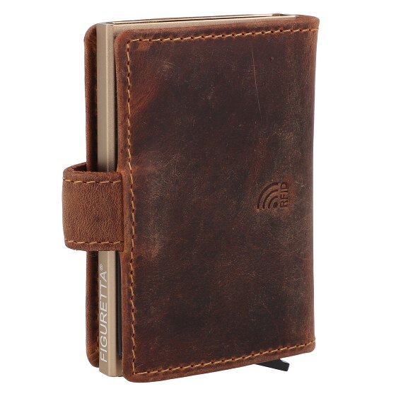Greenburry Vintage Geldbörse RFID Schutz Leder 7.5 cm